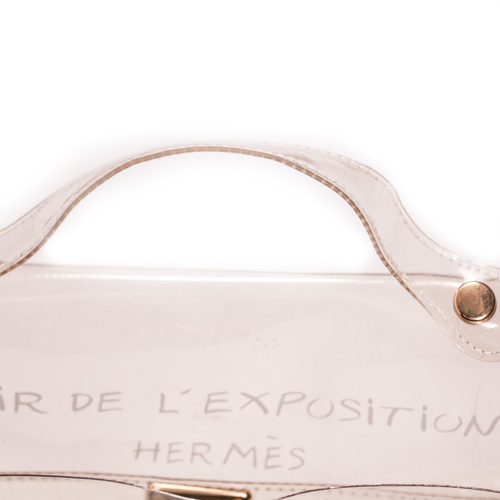 Hermes Transparent Vinyl Kelly - revogue