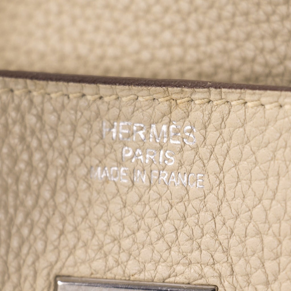 Hermès Birkin 35 Parchemin Clemence Leather Bags Hermès - Shop authentic new pre-owned designer brands online at Re-Vogue