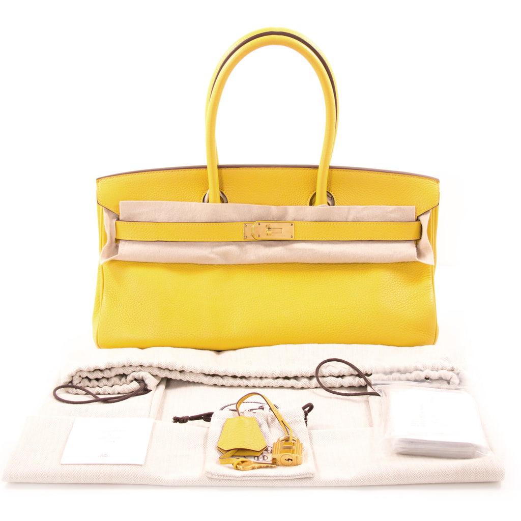 Hermès JPG Birkin 42 Shoulder Jaune Clemence Bags Hermès - Shop authentic new pre-owned designer brands online at Re-Vogue