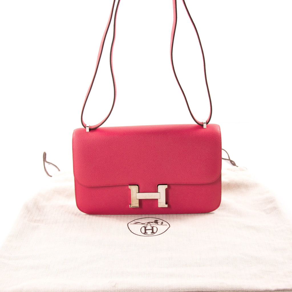 Hermès Constance Elan 25 Rose Jaipur Epsom Bags Hermès - Shop authentic new pre-owned designer brands online at Re-Vogue