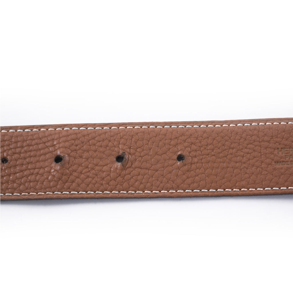 Hermès Tan and Black Reversible H Belt Accessories Hermès - Shop authentic new pre-owned designer brands online at Re-Vogue