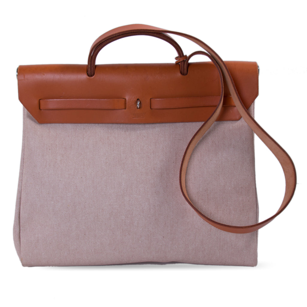 Hermès Herbag Toile Canvas GM Bags Hermès - Shop authentic new pre-owned designer brands online at Re-Vogue