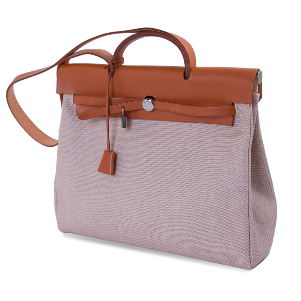 Hermès Herbag Toile Canvas GM Bags Hermès - Shop authentic new pre-owned designer brands online at Re-Vogue