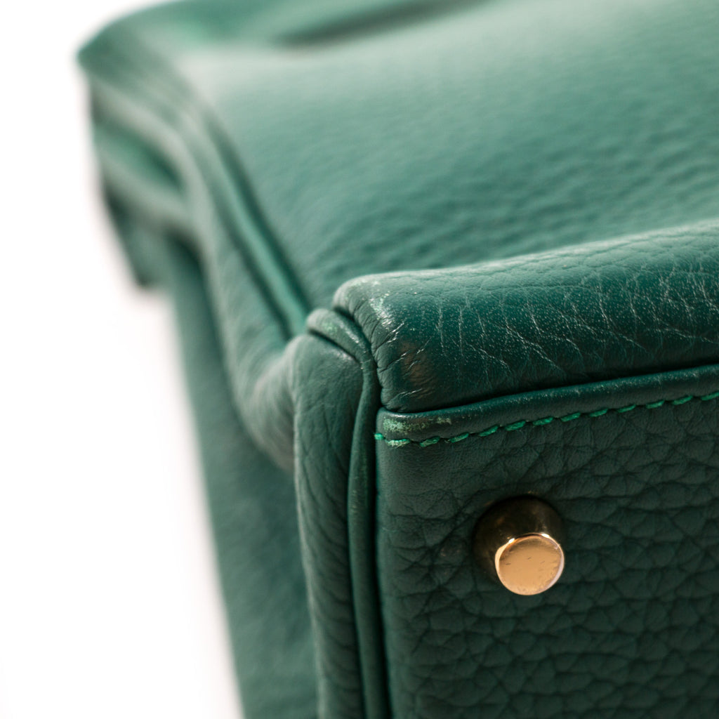 Hermès Kelly 28 Retourne Malachite Clemence Bags Hermès - Shop authentic new pre-owned designer brands online at Re-Vogue