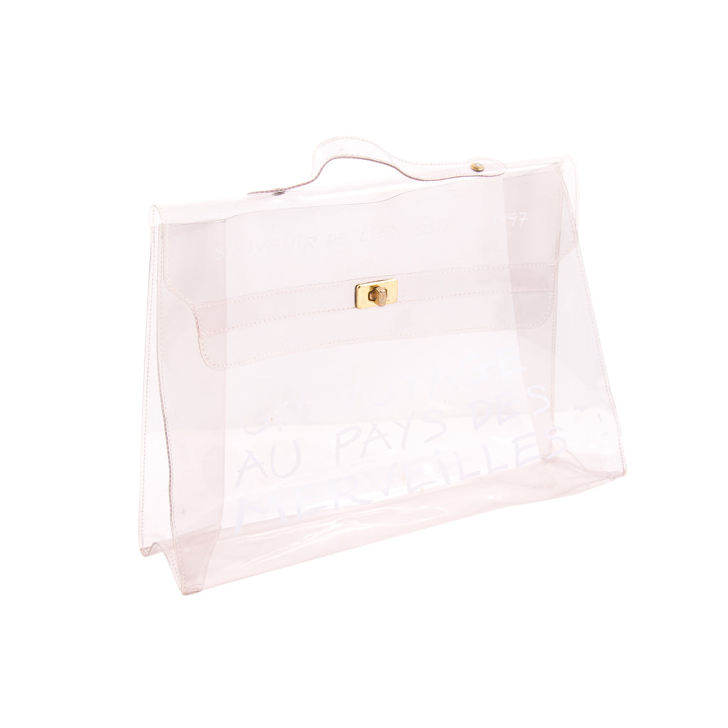 Hermès Transparent Vinyl Kelly Bag Bags Hermès - Shop authentic new pre-owned designer brands online at Re-Vogue