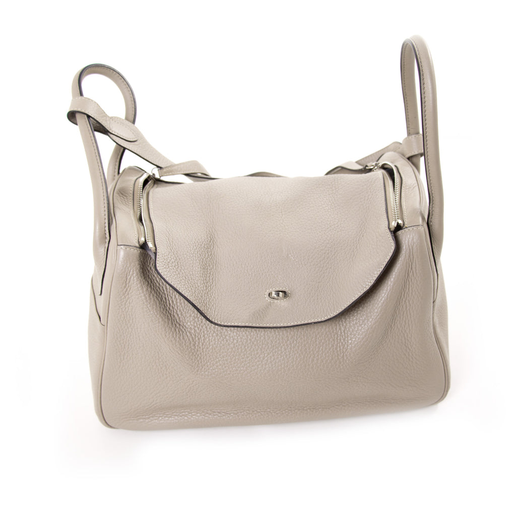 Hermès Lindy 34 Gris Clemence Bags Hermès - Shop authentic new pre-owned designer brands online at Re-Vogue