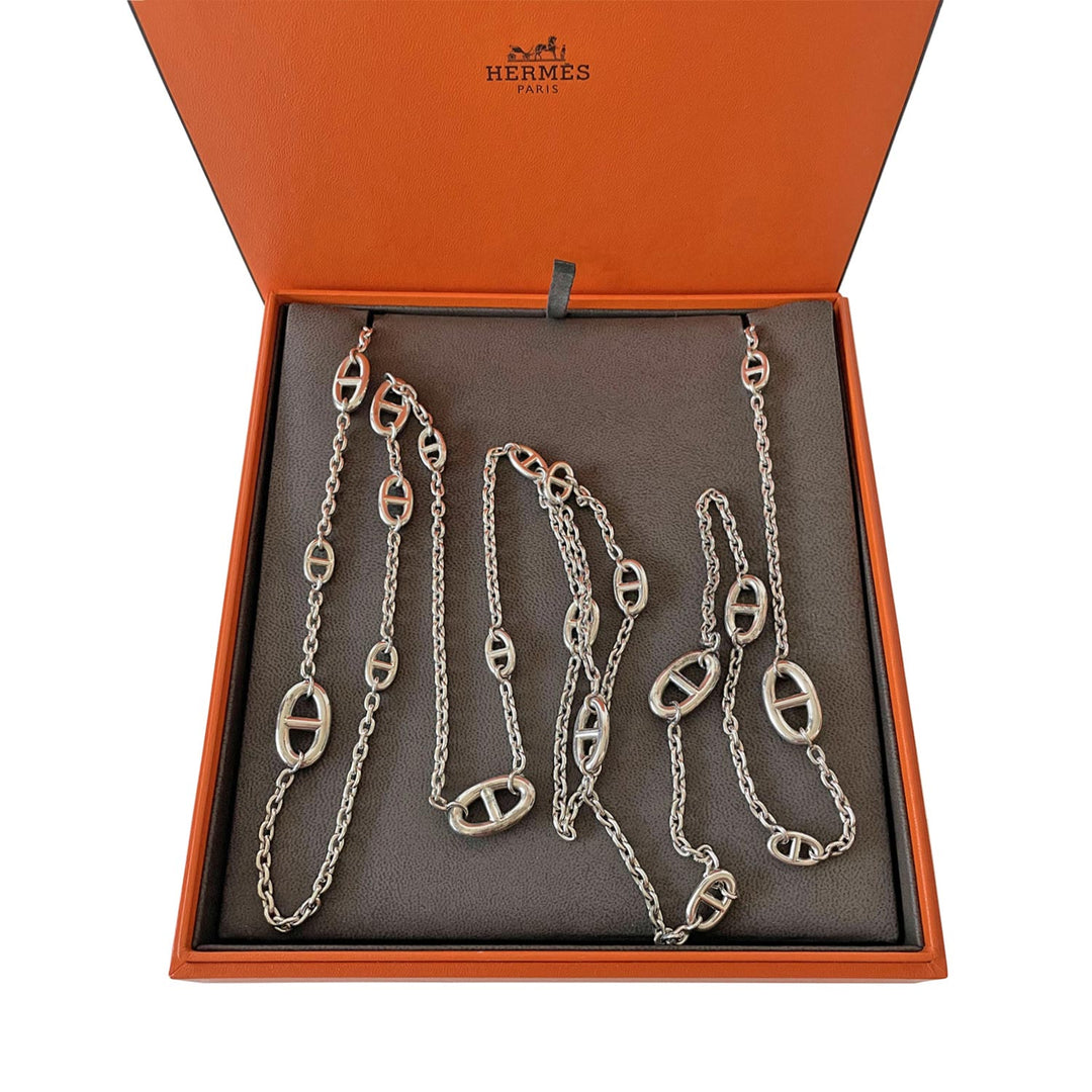 Hermès Farandole Chaine D'Ancre Necklace - revogue