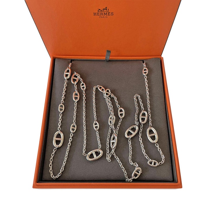 Hermès Farandole Chaine D'Ancre Necklace - revogue