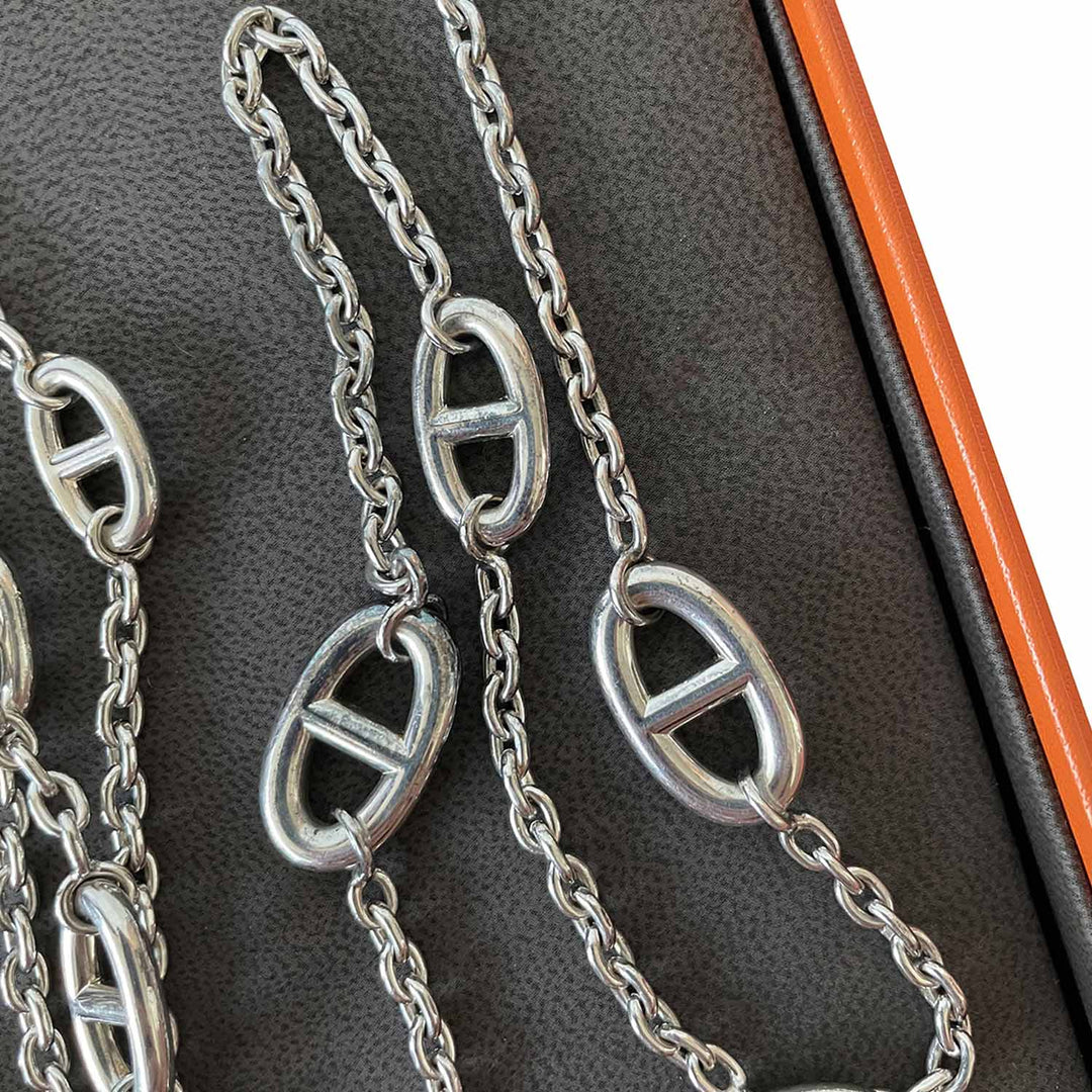Hermès Farandole Chaine D'Ancre Necklace - revogue
