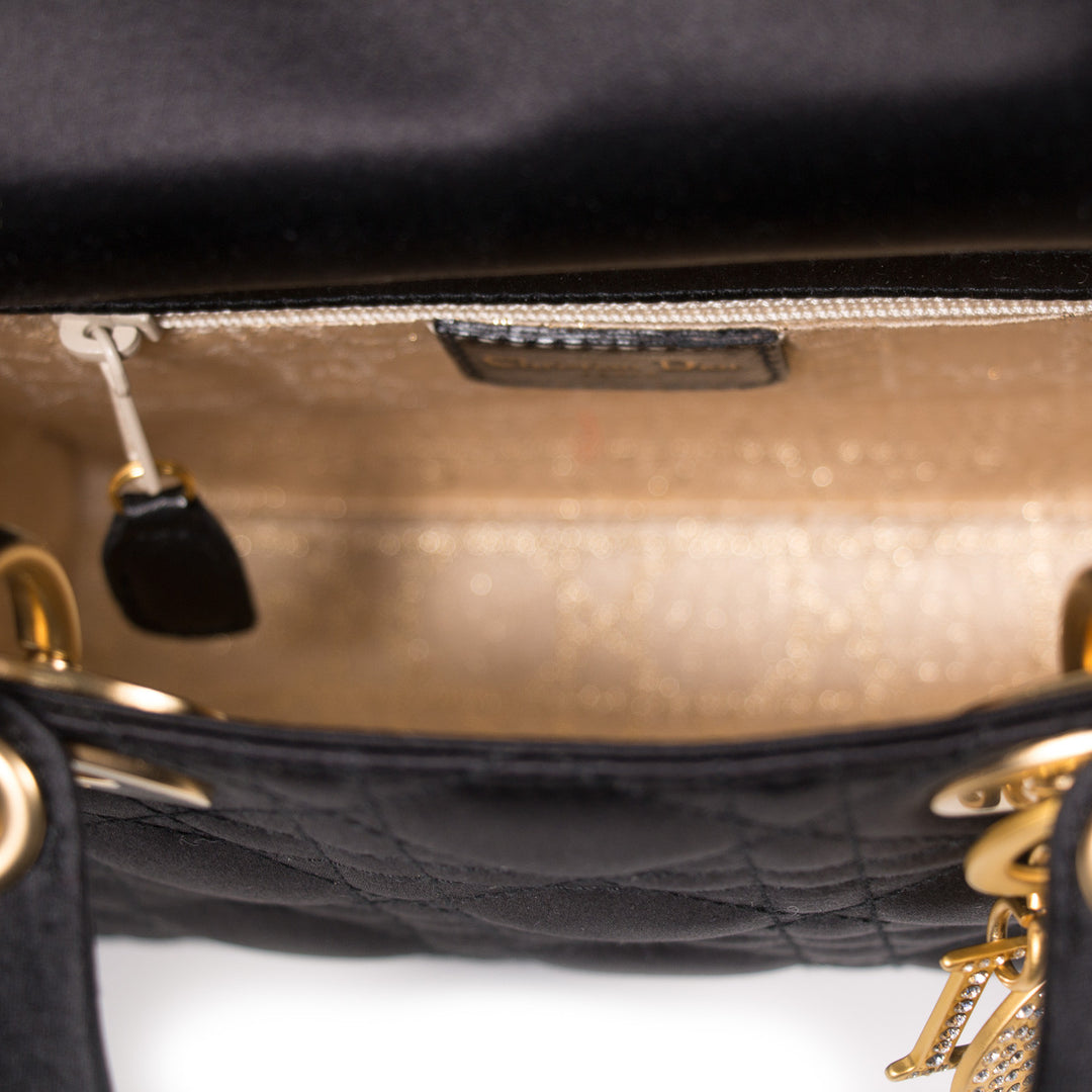Christian Dior Satin Micro Lady Dior Bags Dior - Shop authentic new pre-owned designer brands online at Re-Vogue