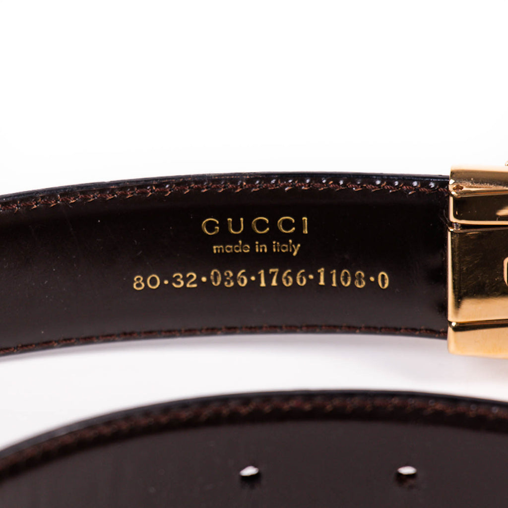 Gucci G Logo Leather Belt Accessories Gucci - Shop authentic new pre-owned designer brands online at Re-Vogue