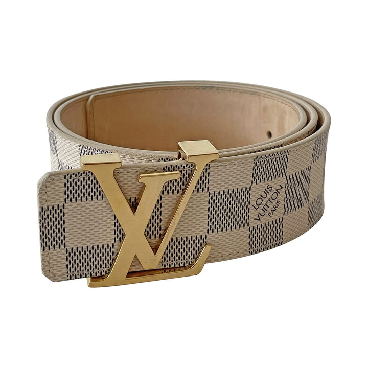 Louis Vuitton Damier Azur Initiales Belt - revogue