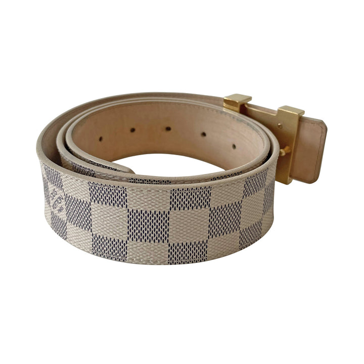 Louis Vuitton Damier Azur Initiales Belt - revogue