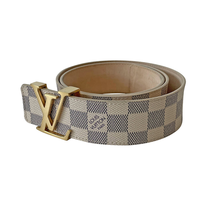 Louis Vuitton Damier Azur Initiales Belt - revogue