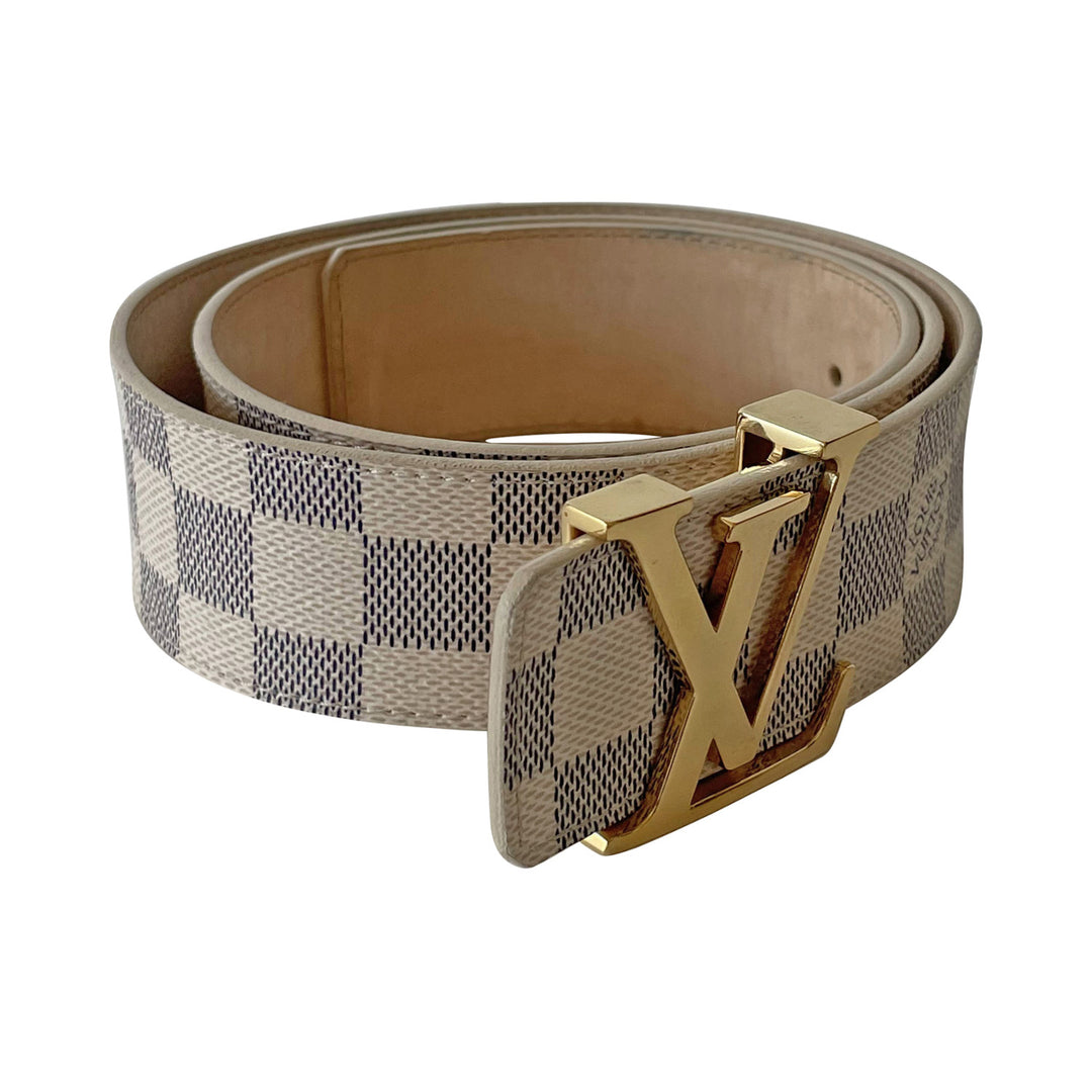 Louis Vuitton Damier Azur Initiales Belt - revogue