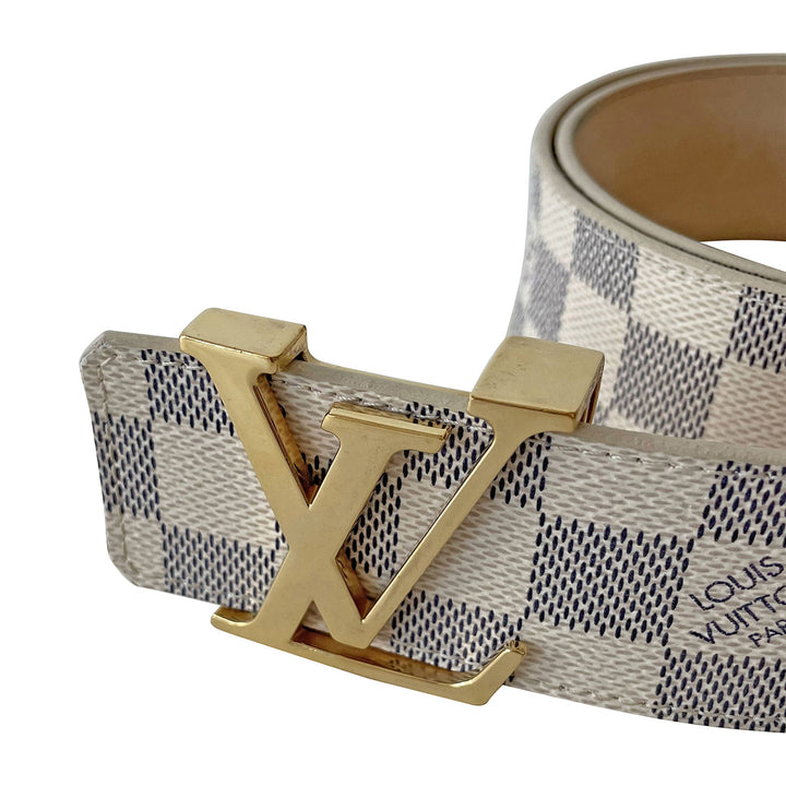 Louis Vuitton Damier Azur Initiales Belt - revogue
