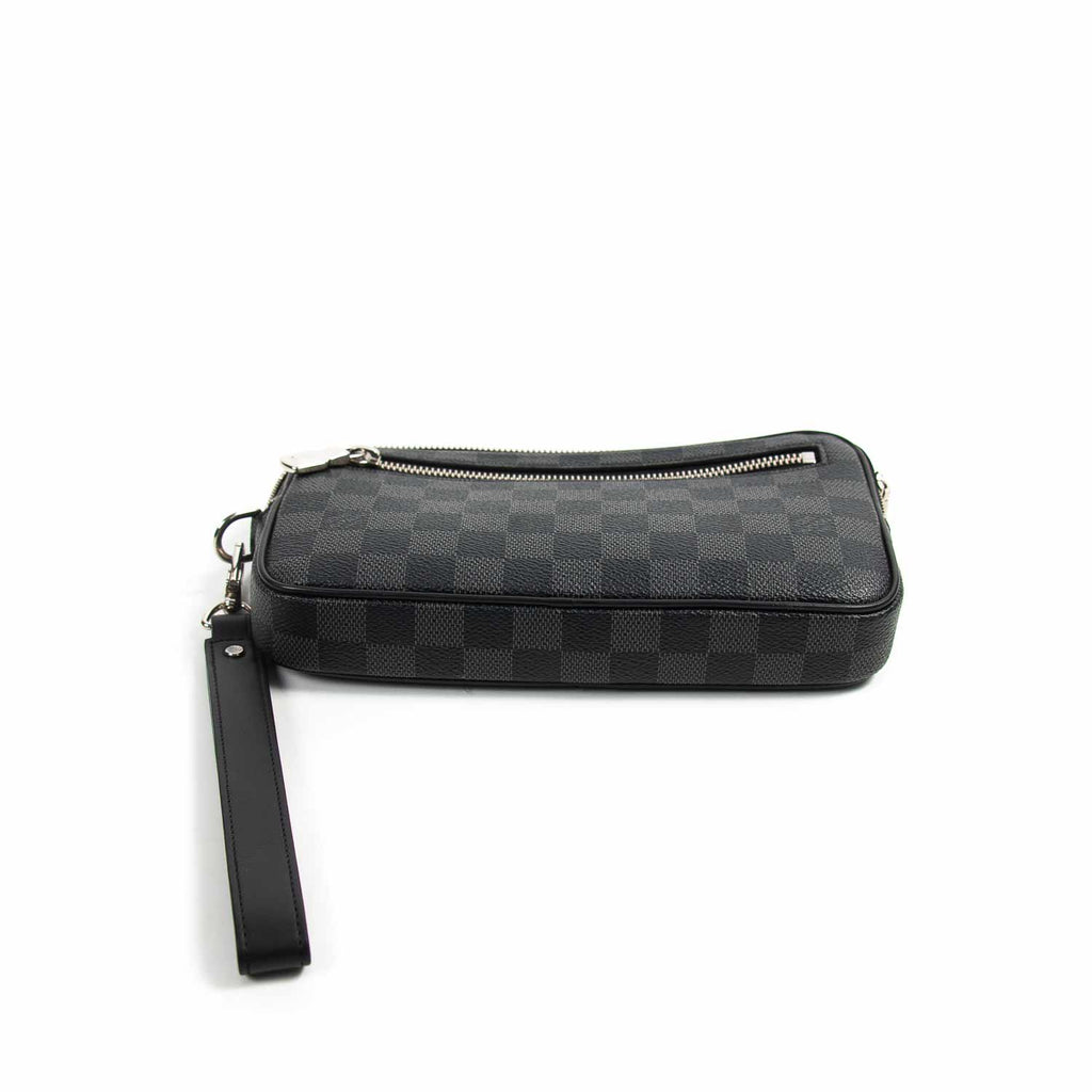 Louis Vuitton Damier Graphite Alpha Clutch Accessories Louis Vuitton - Shop authentic new pre-owned designer brands online at Re-Vogue