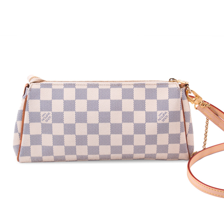 Louis Vuitton Damier Azur Eva Clutch Bags Louis Vuitton - Shop authentic new pre-owned designer brands online at Re-Vogue