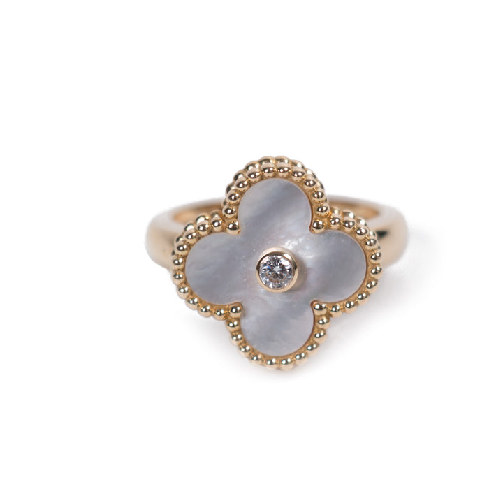 Van Cleef & Arpels Alhambra Diamond Ring Accessories Van Cleef & Arpels - Shop authentic new pre-owned designer brands online at Re-Vogue