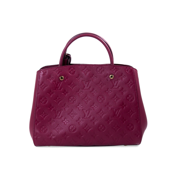 Louis Vuitton Monogram Empreinte Montaigne MM Bags Louis Vuitton - Shop authentic new pre-owned designer brands online at Re-Vogue