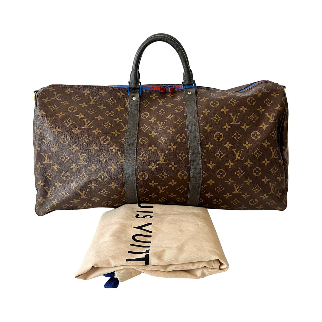 Louis Vuitton Keepall 55 Bandoulière Monogram Outdoor