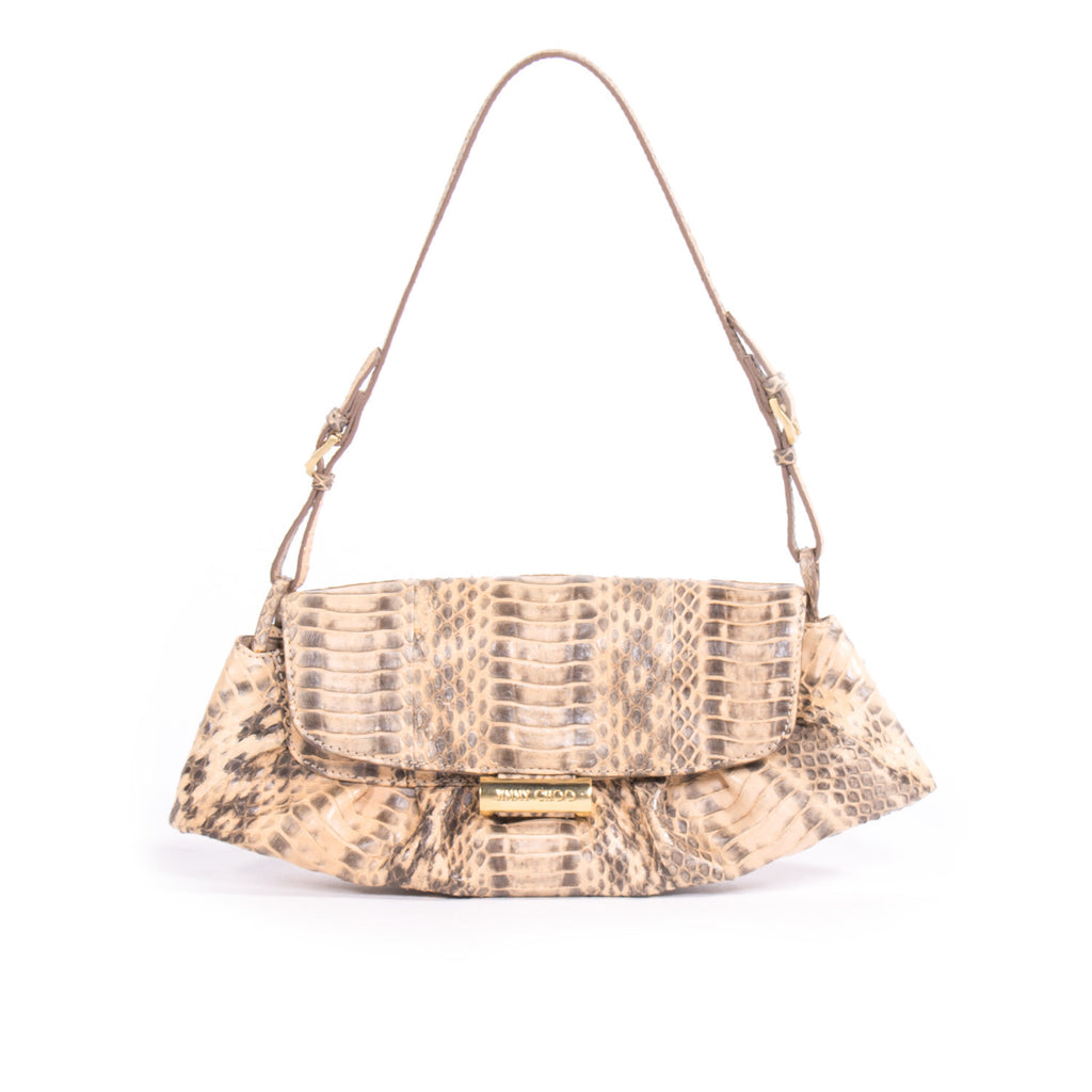 Jimmy Choo Snake Skin Bag - revogue