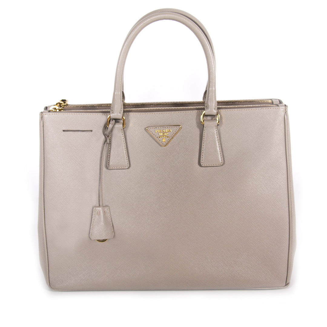Prada Saffiano Double Zip Tote Bags Prada - Shop authentic new pre-owned designer brands online at Re-Vogue