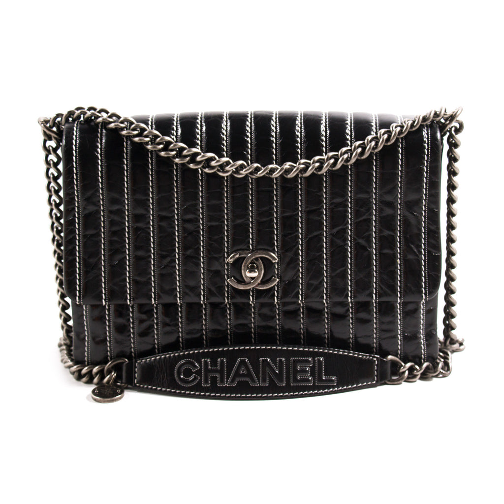 Chanel Vertical Single Flap Bag Bags Chanel - Shop authentic new pre-owned designer brands online at Re-Vogue