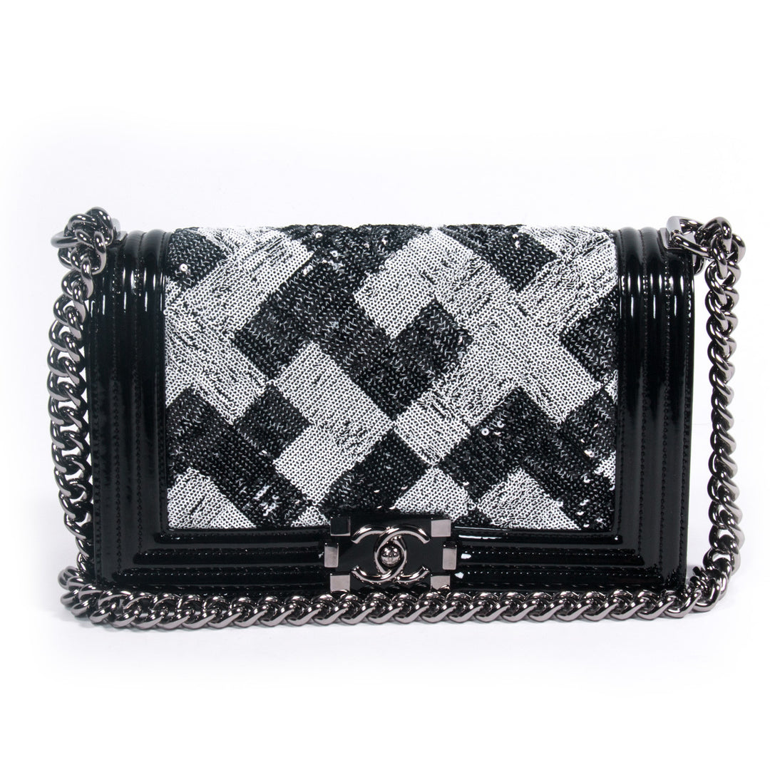 Chanel Sequin Boy Flap Bag - revogue