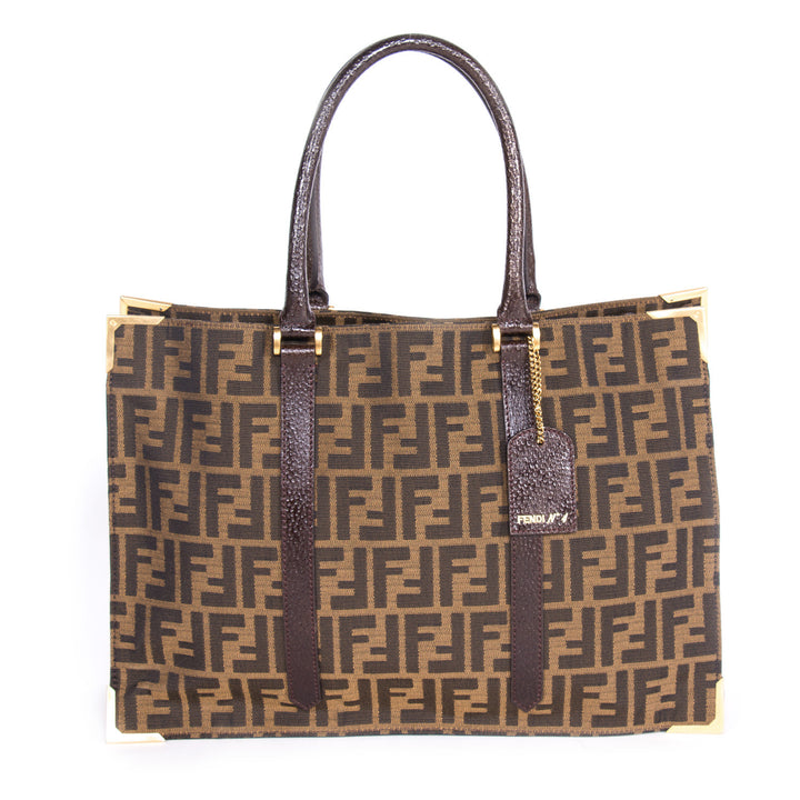 Fendi Classico No. 4 Canvas Zucca Tote Bag Bags Fendi - Shop authentic new pre-owned designer brands online at Re-Vogue