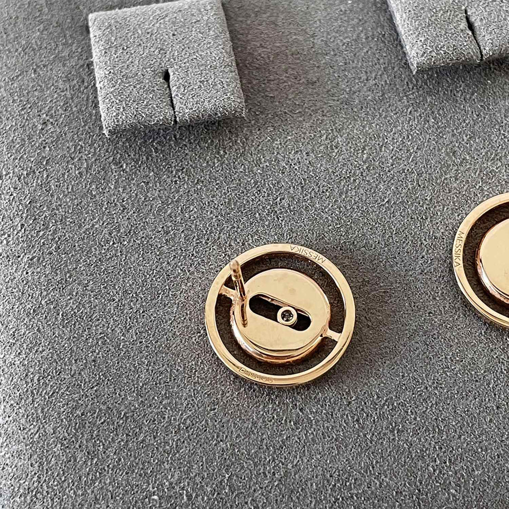 Messika Lucky Move Pavé-Set Stud Earrings