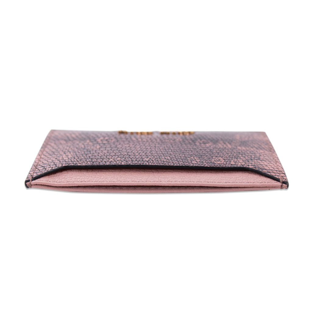 Miu Miu Lizard Card Holder Accessories Miu Miu - Shop authentic new pre-owned designer brands online at Re-Vogue