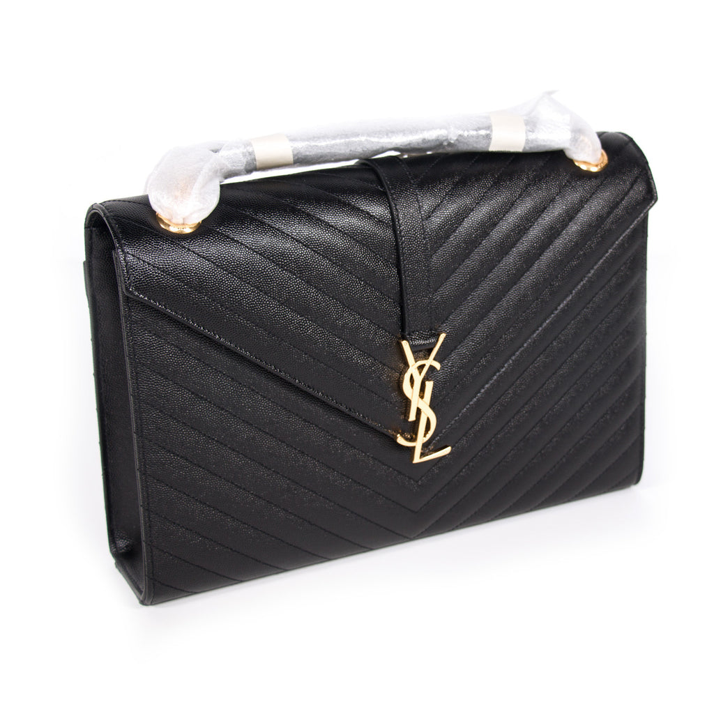 Saint Laurent Monogram Large Quilted Leather Bags Yves Saint Laurent - Shop authentic new pre-owned designer brands online at Re-Vogue