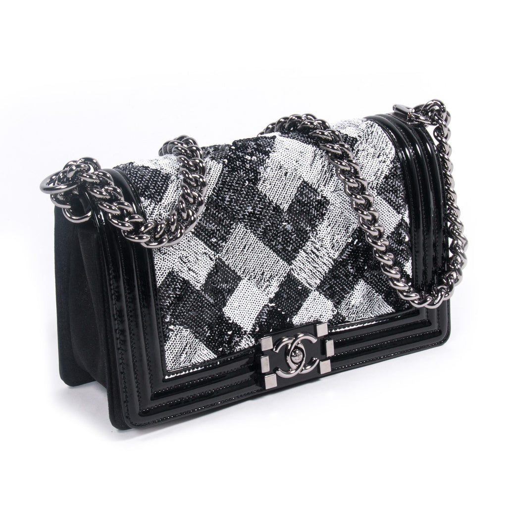 Chanel Sequin Boy Flap Bag - revogue