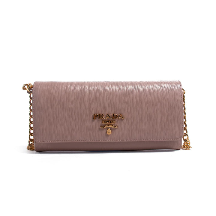 Prada Saffiano Leather Wallet on Chain Bags Prada - Shop authentic new pre-owned designer brands online at Re-Vogue