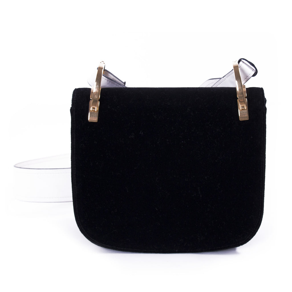 Prada Pionnière Velvet Saddle Bag Bags Prada - Shop authentic new pre-owned designer brands online at Re-Vogue