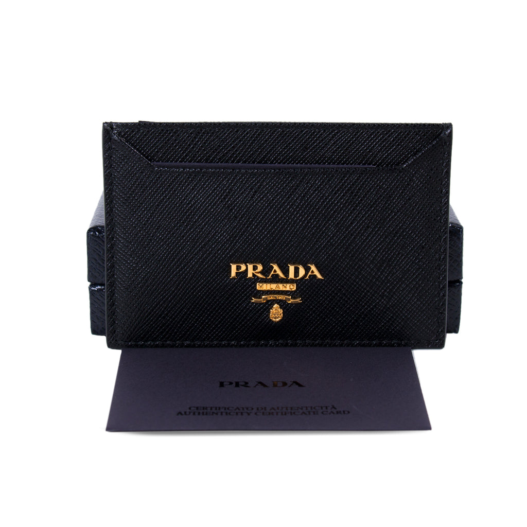 Prada Saffiano Leather Card Holder Bags Prada - Shop authentic new pre-owned designer brands online at Re-Vogue