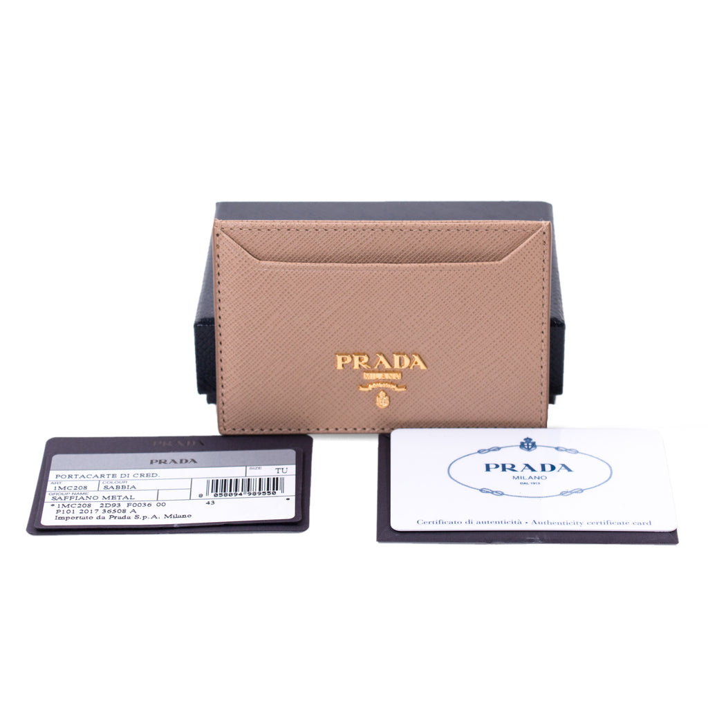 Prada Saffiano Leather Card Holder Accessories Prada - Shop authentic new pre-owned designer brands online at Re-Vogue