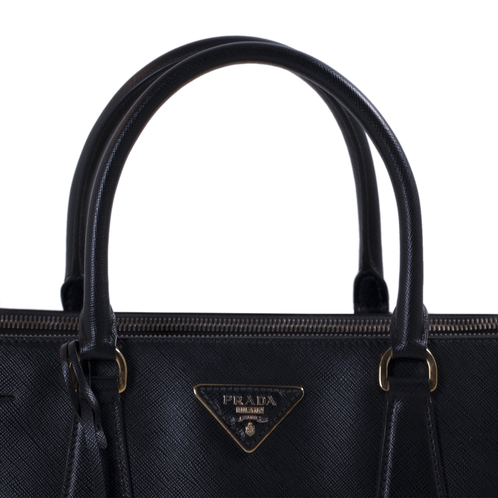 Prada Saffiano Lux Medium Double Zip Tote Bags Prada - Shop authentic new pre-owned designer brands online at Re-Vogue