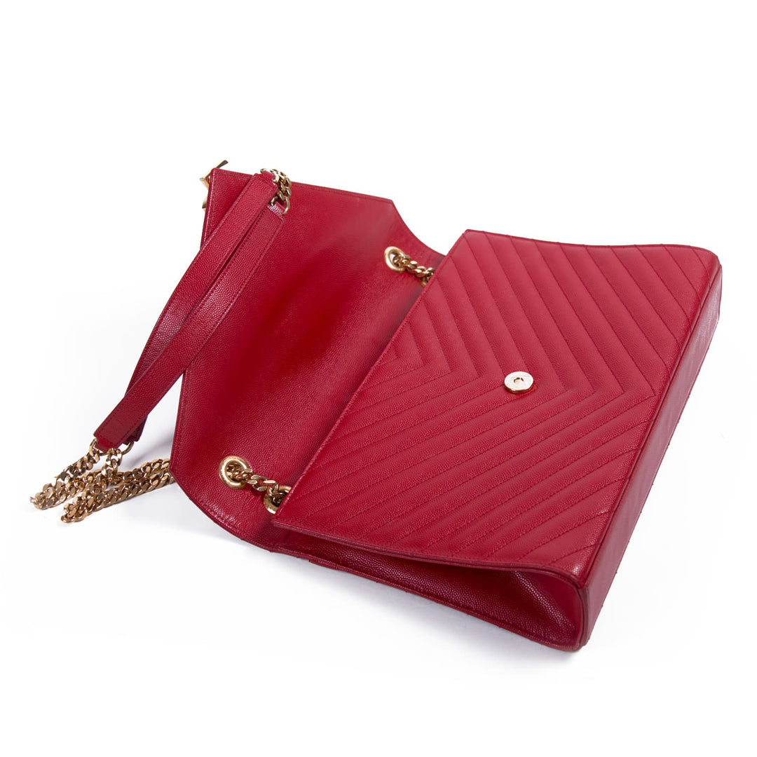 Saint Laurent Monogram Envelope Large Bag Bags Yves Saint Laurent - Shop authentic new pre-owned designer brands online at Re-Vogue