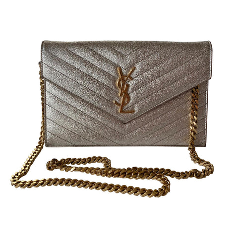 Yves Saint Laurent Vintage Metallic Shoulder Bag