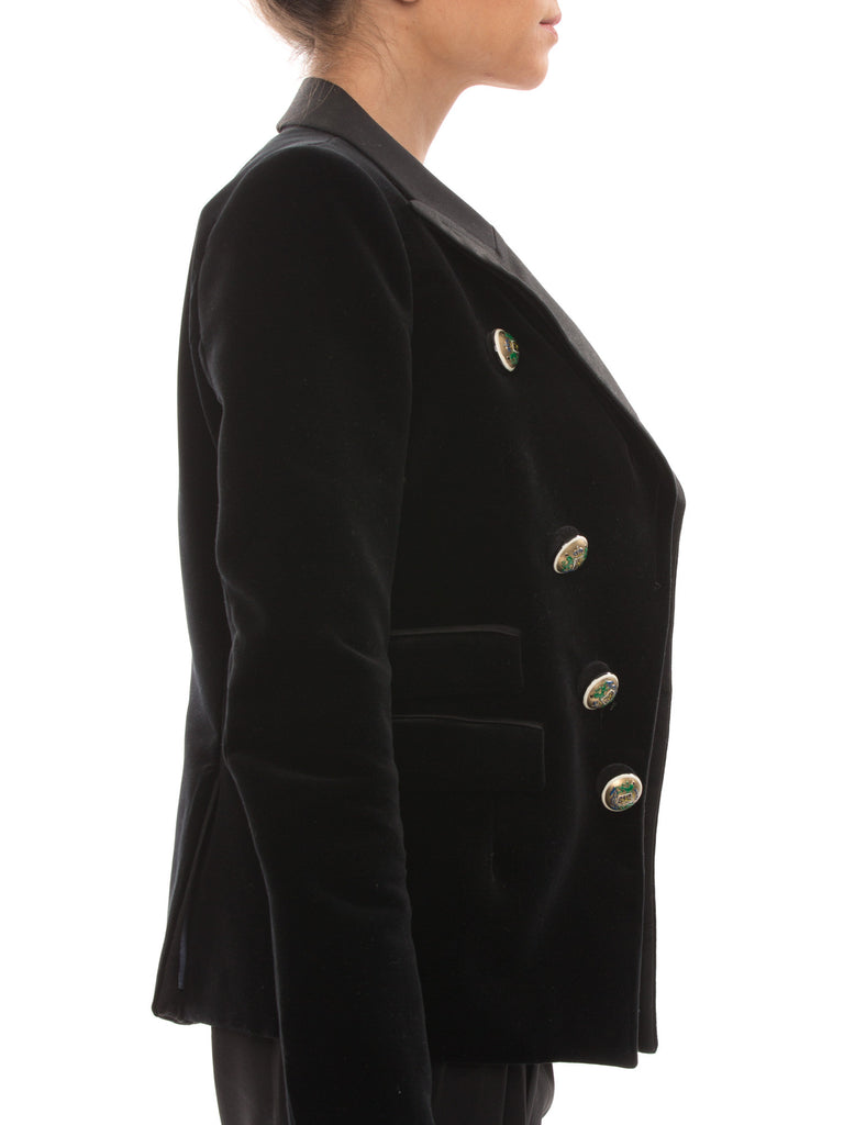 Balenciaga Black Tie Style Jacket - revogue