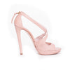 Miu Miu Nude Leather Sandals - revogue