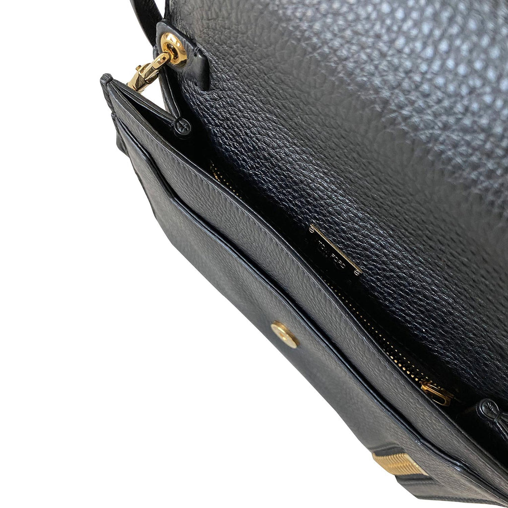 Tom Ford Leather Zipper Crossbody Bag